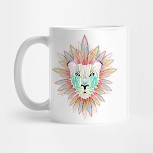 colorful lion Mug